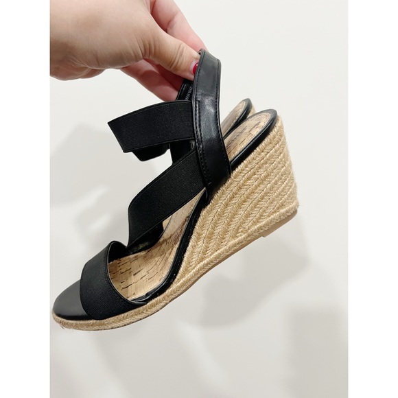 Merona Target Black Wedges - Picture 3 of 7